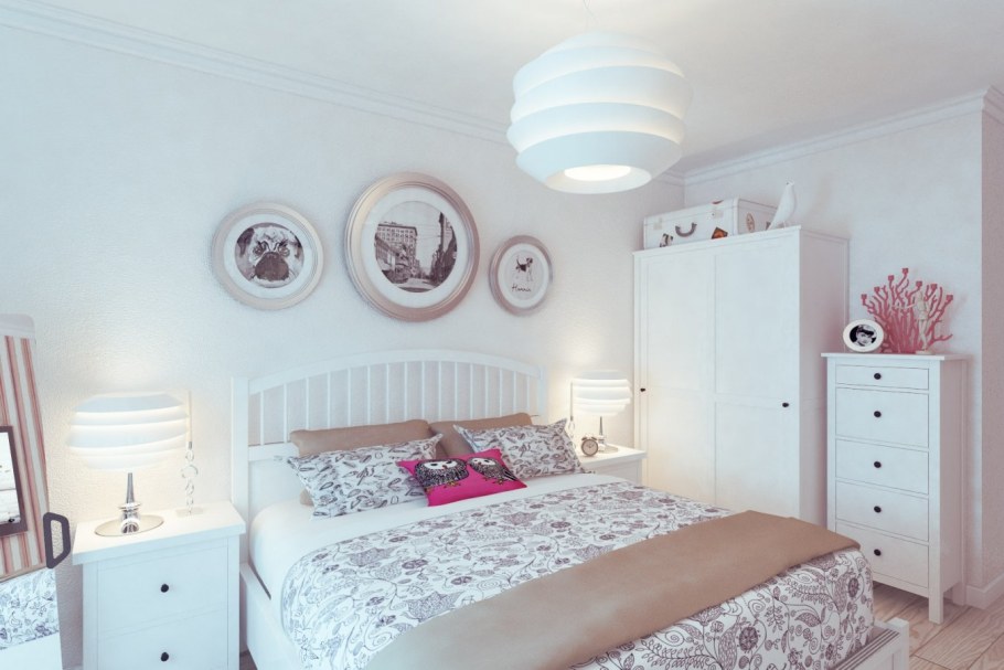 Интерьер спальни 12 кв.м икеа