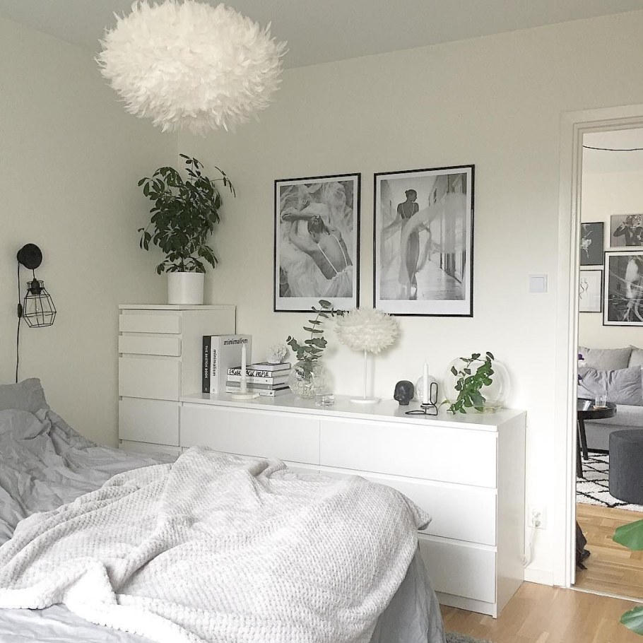 Спальня икеа в интерьере