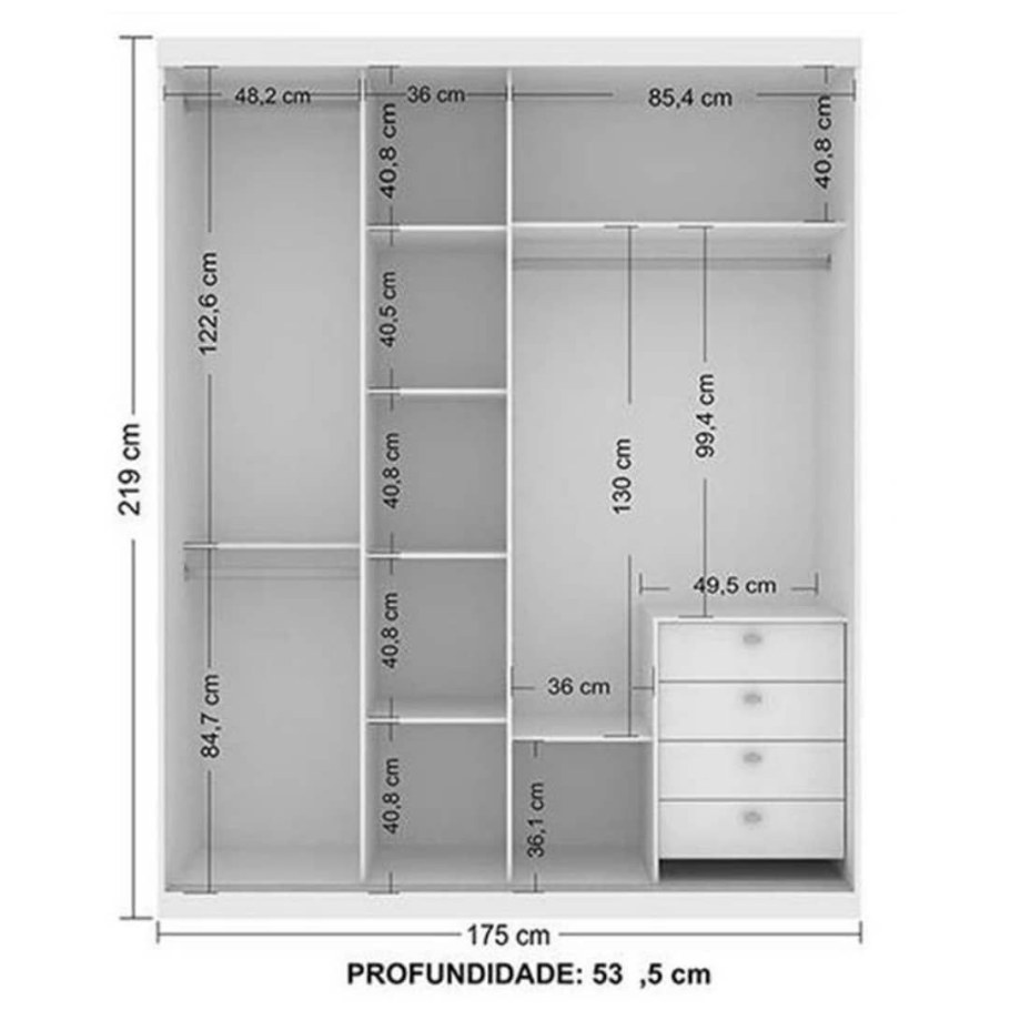 Эргономика шкафа купе