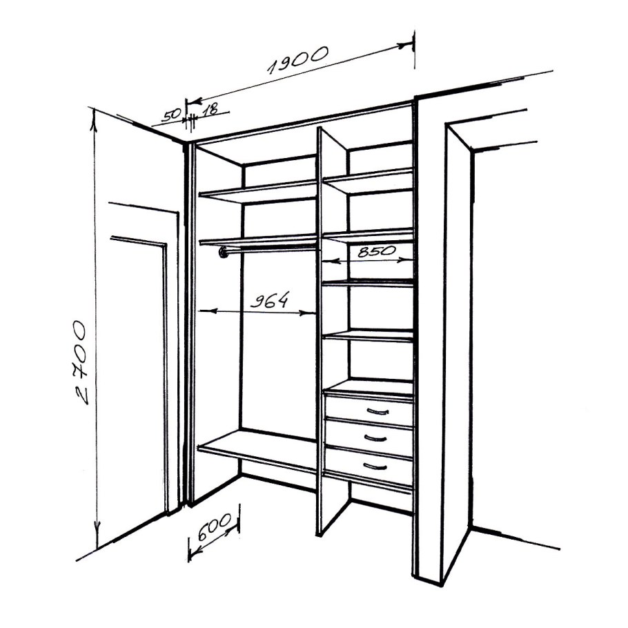 Шкаф купе 210 высота 220 ширина