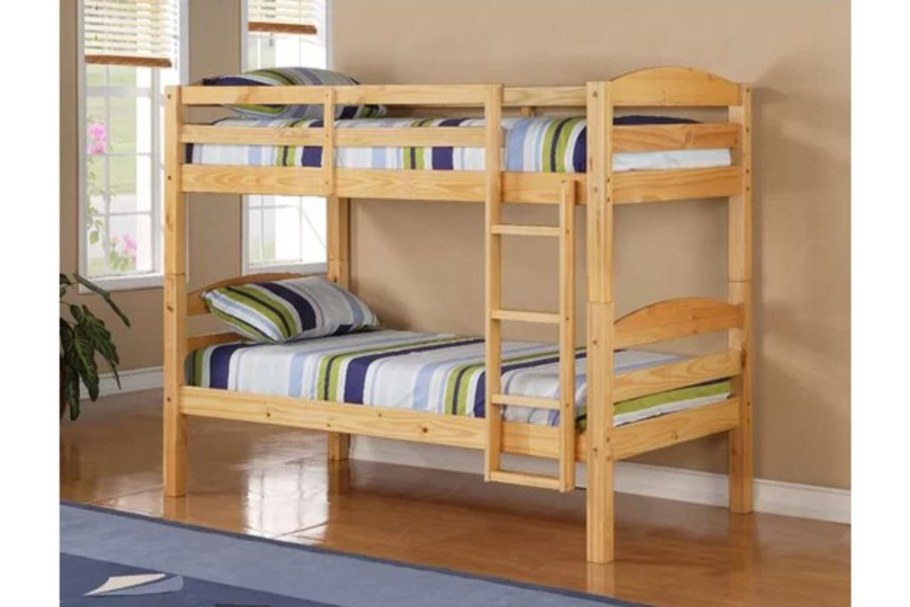 Икеа двухъярусная кровать для детей деревянная