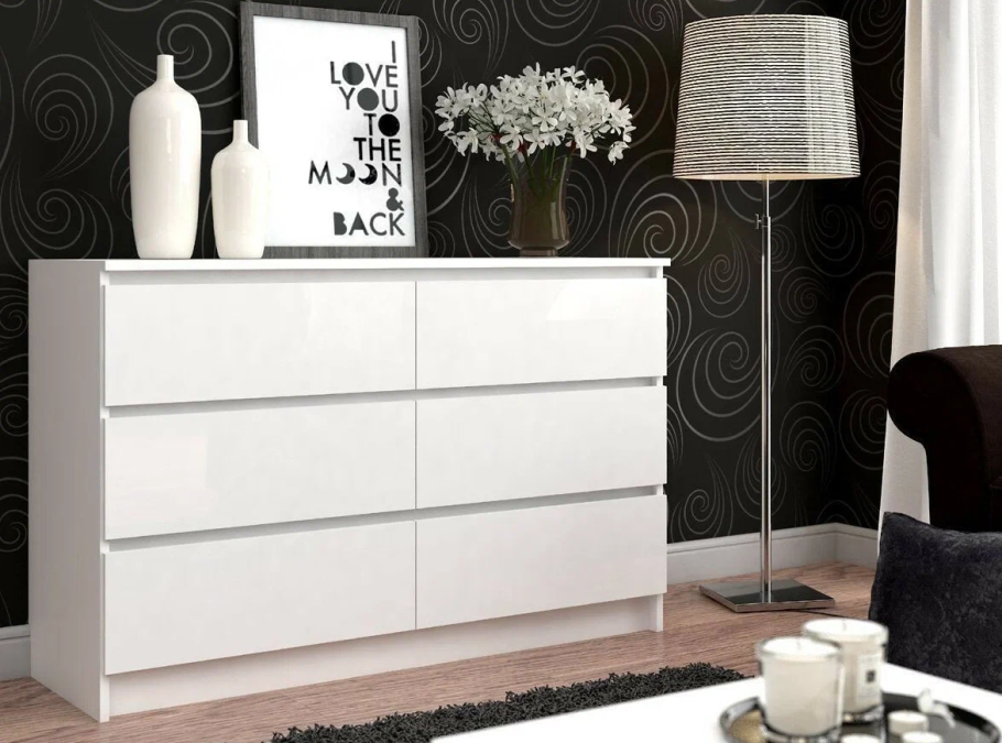 Комод МС Мори МК 1380.6 белый