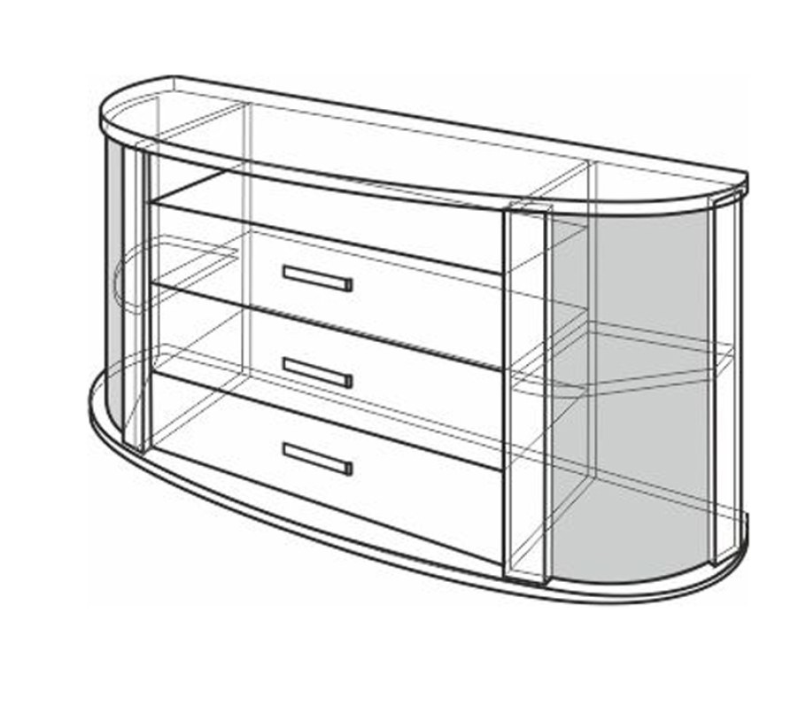 МСТ Европа Люкс тумба для ТВ