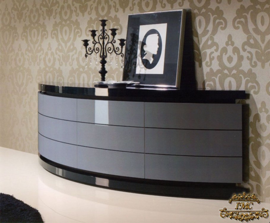 Тумба под телевизор полукруглая