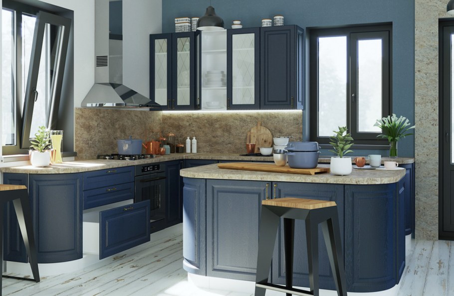 Кухонный гарнитур Ницца Сурская мебель