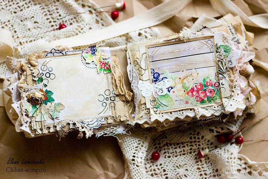 Дачный альбом Скрапбукинг