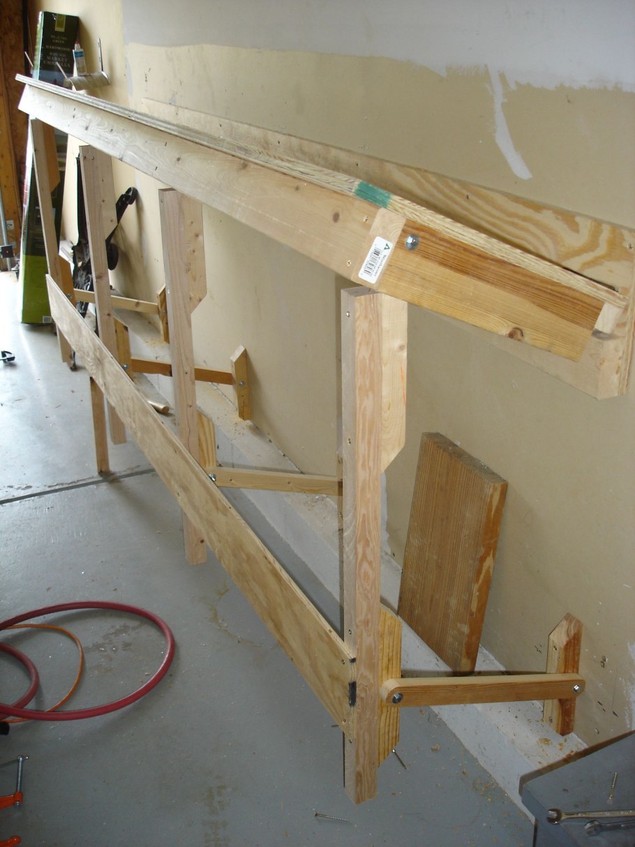 Складной верстак в гараж