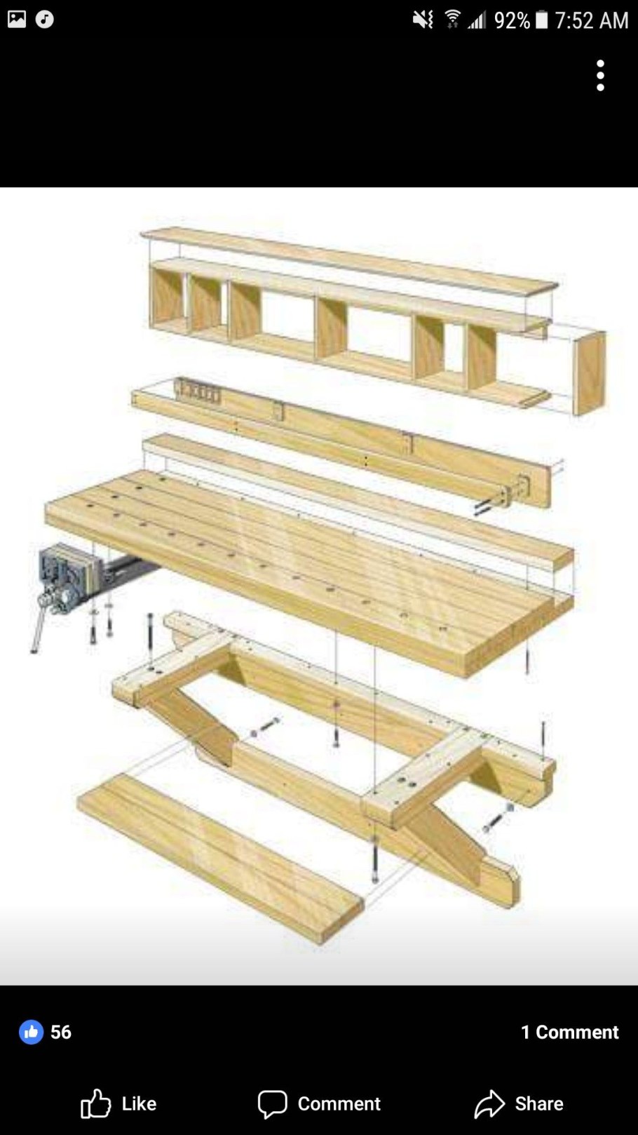 Universal Bench Legs 29" комплект из 4-х опор для верстака