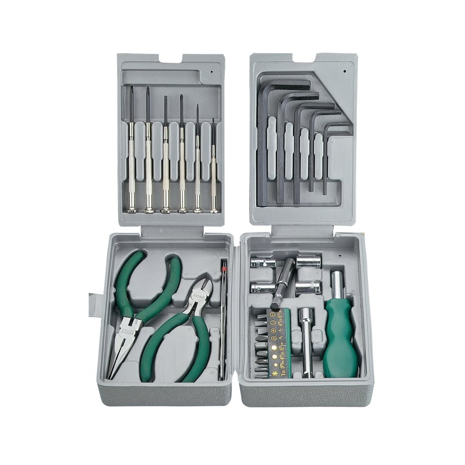 Набор инструментов Cablexpert tk-Hobby 12 инструментов/31 пр 1/40