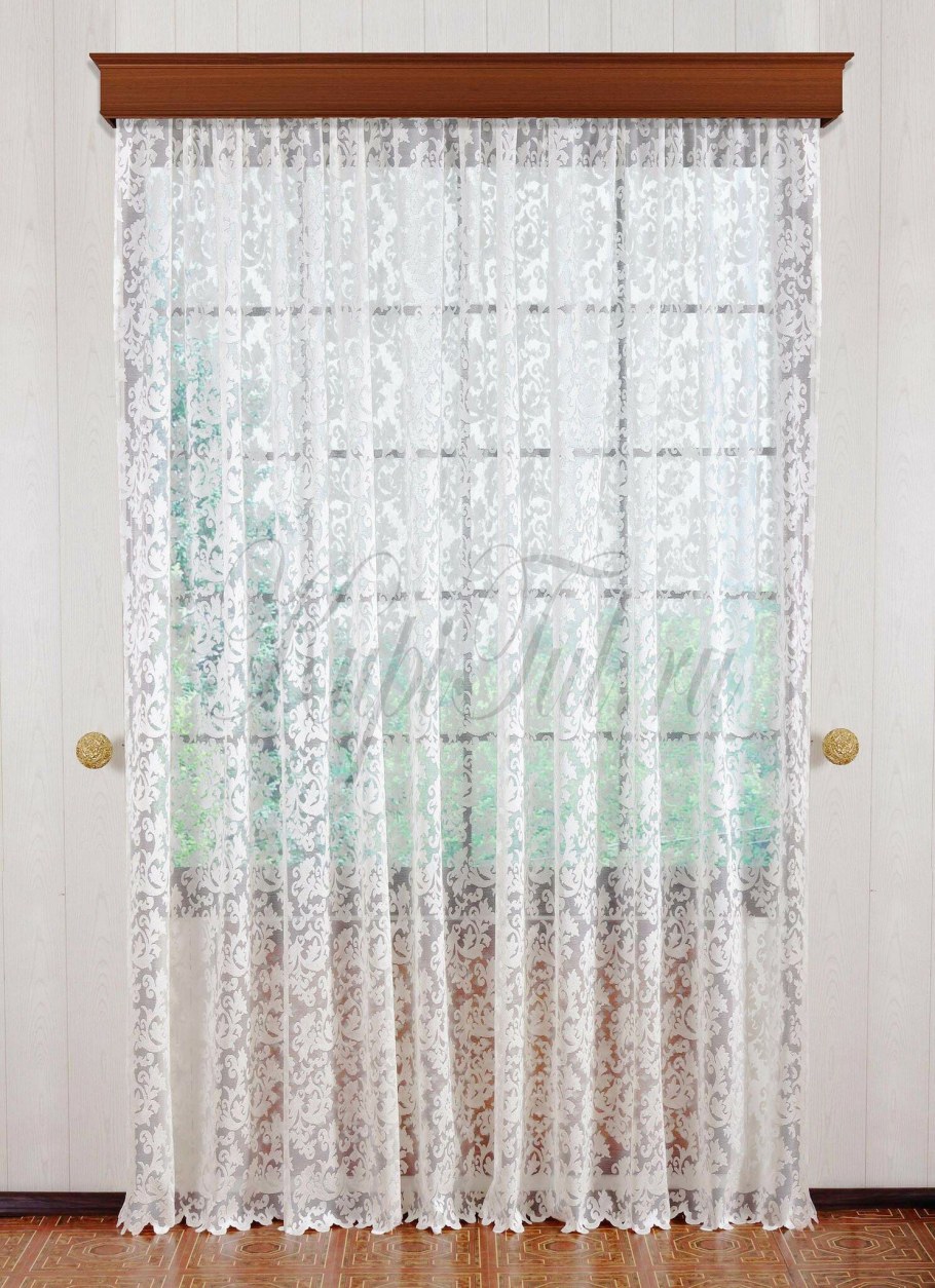 Тюль жаккард Ришелье