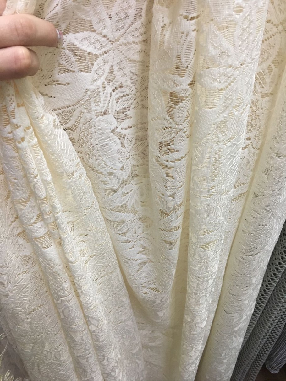 Тюль жаккард Ришелье