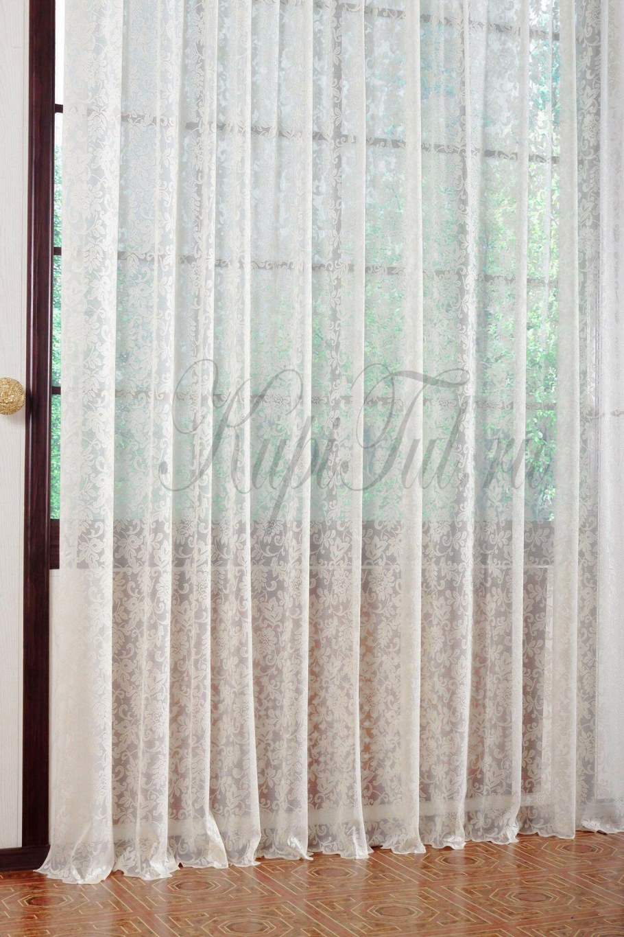 Тюль Патриция-2 французская сетка (золото)