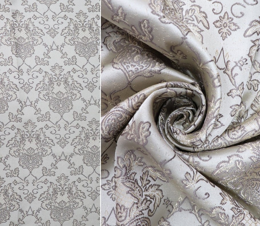 Блэкаут жаккардовый 150 Reisoglu серый 150 см