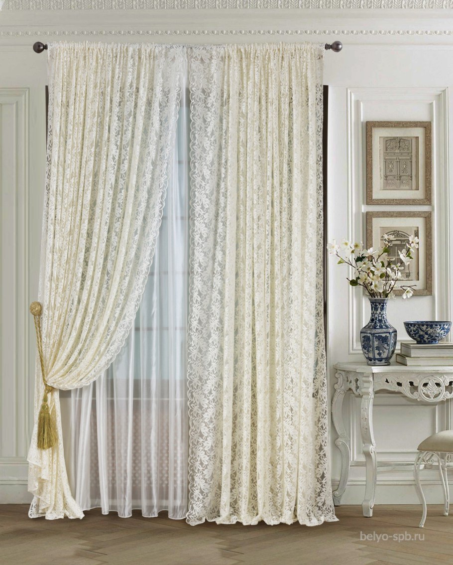 Тюль гипюр Мелани