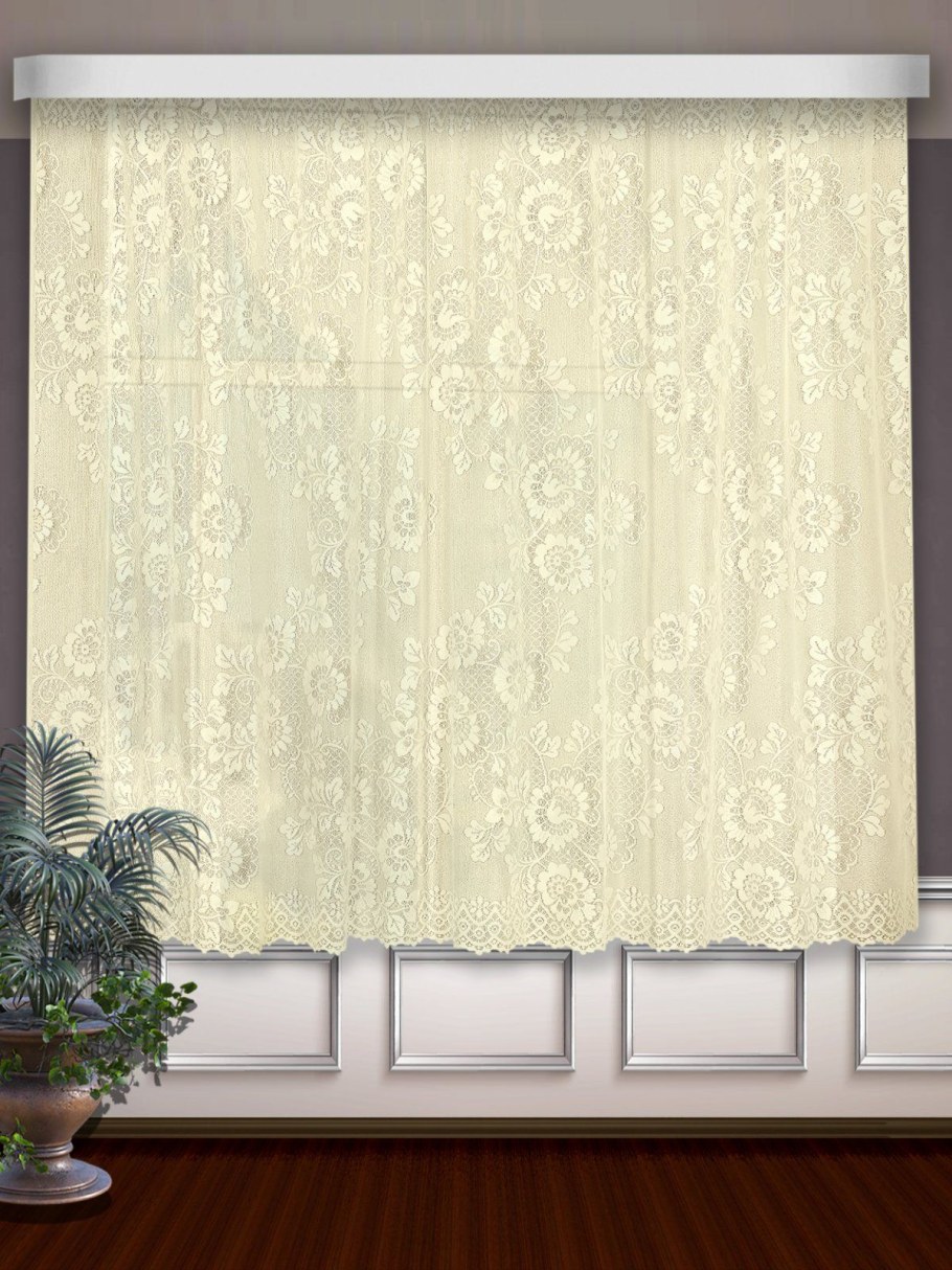 Тюль Злата Корунка бежевый