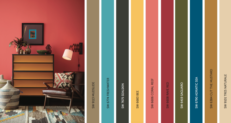 Sherwin Williams цветовая палитра