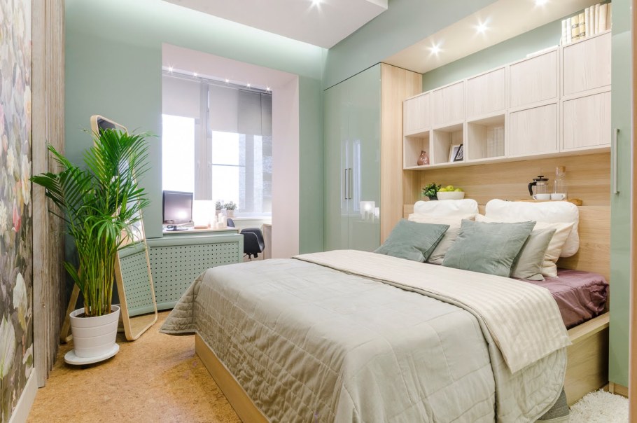 Школа ремонта спальня