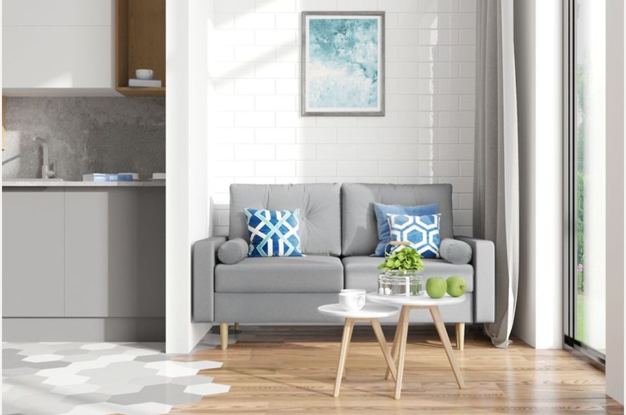 Диван Динс мини Velvet Grey