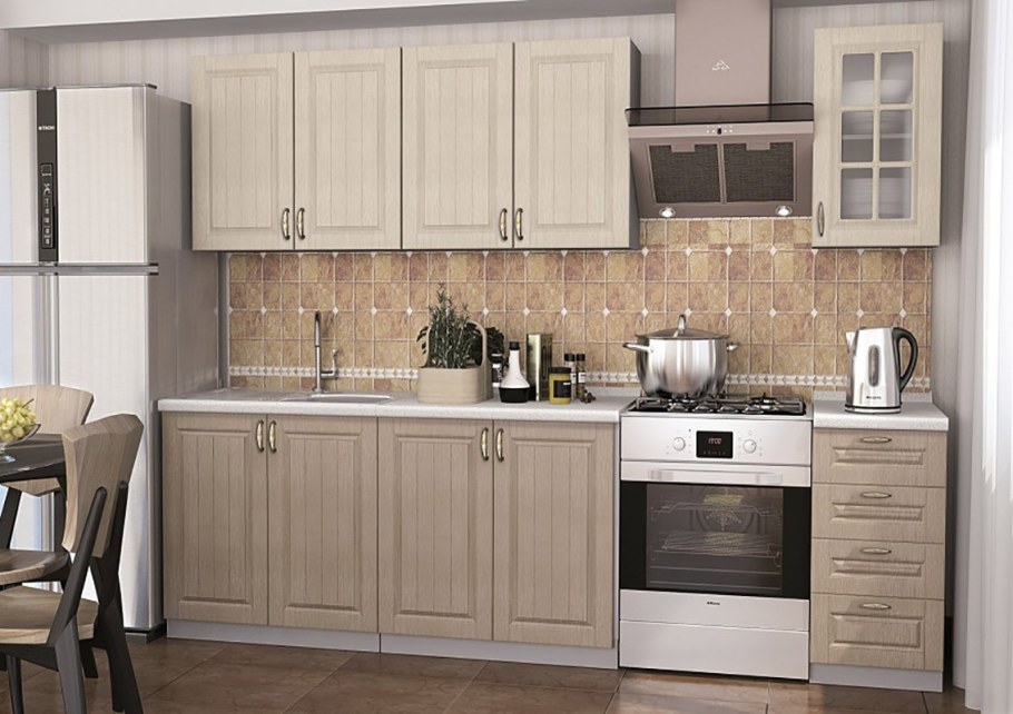 Кухня София Лондон дуб капучино/крем