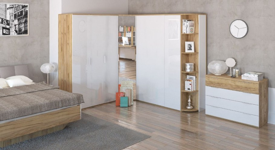 Спальня Тоскано дуб крафт белый