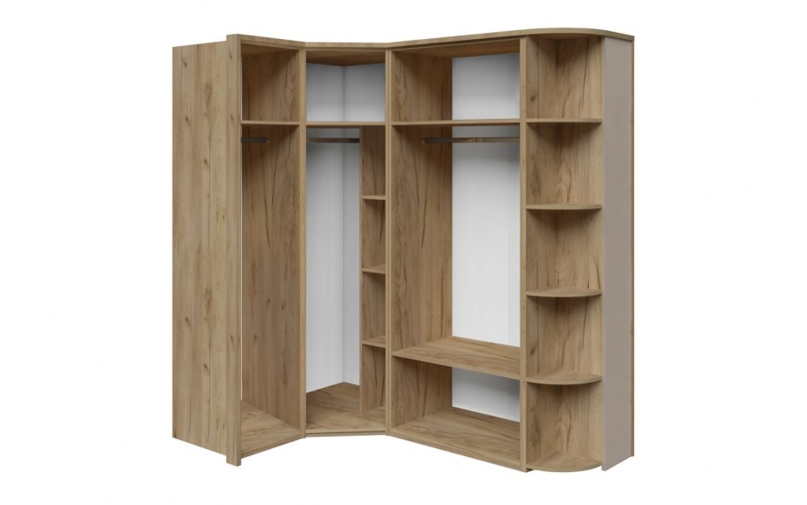 Шкаф угловой зеркальный Тоскано дуб инструкция