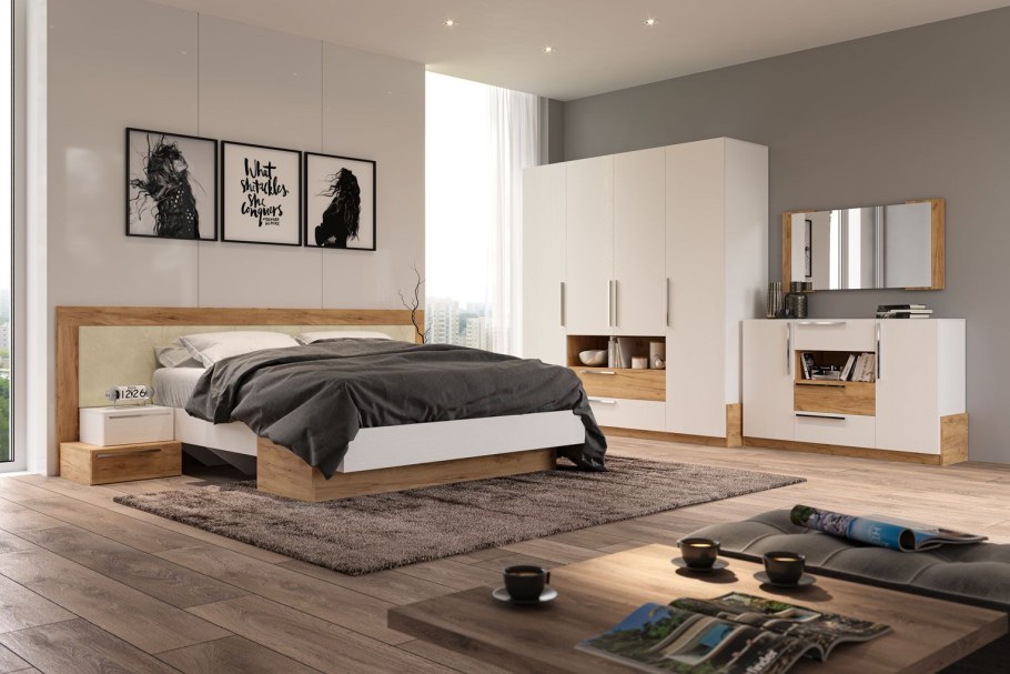 Спальня Тоскана дуб крафт