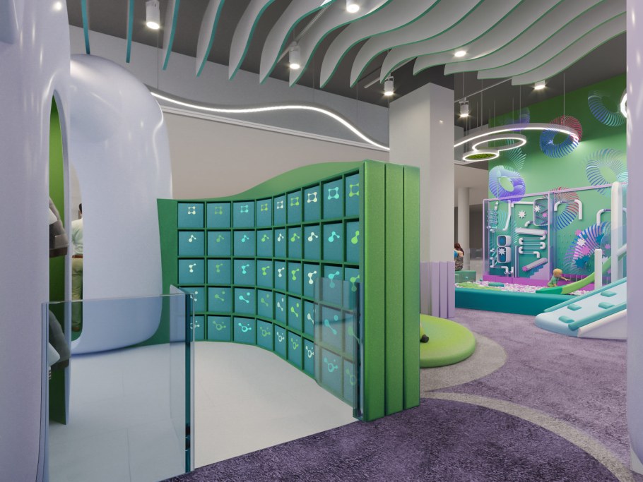 Интерьер развлекательного комплекса