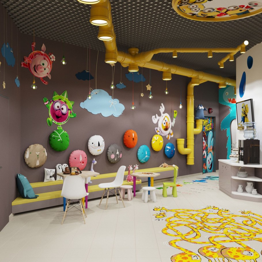 Детские развлекательные центры интерьер