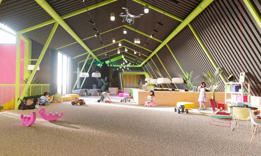 Детский развлекательный центр здание