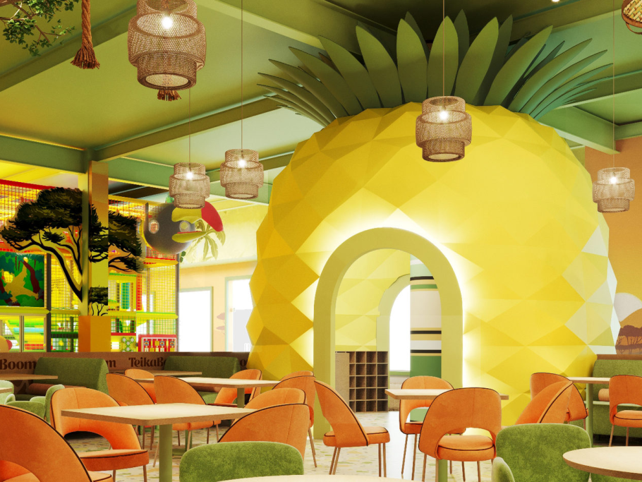 Оформление детского кафе