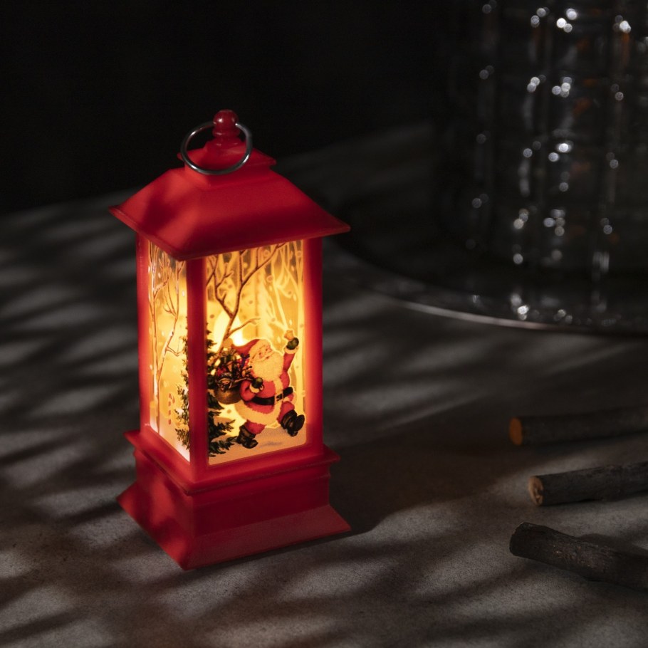 Новогодний фонарь ночник сувенир