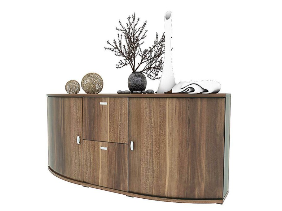 Комод с закругленными углами