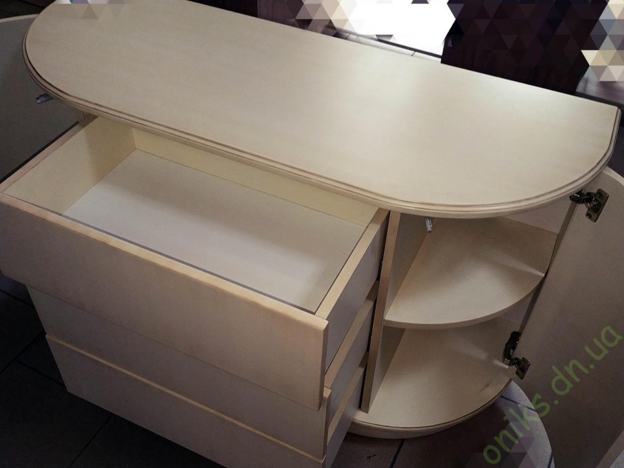 Радиусные комоды с радиусными фасадами