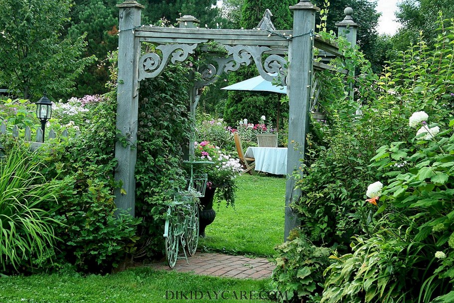 Трельяж в ландшафтной архитектуре