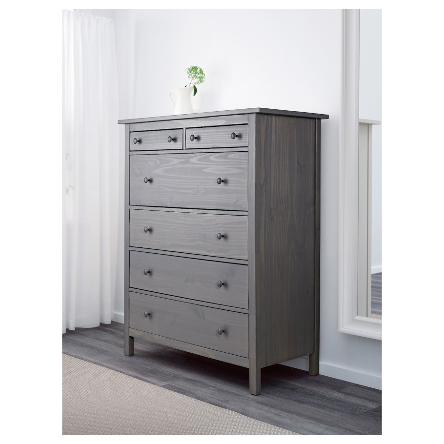Ikea hemnes комод серый