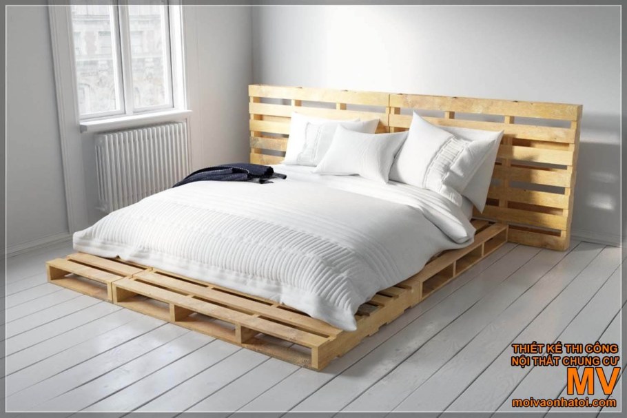 Кровать двуспальная Скандинавский