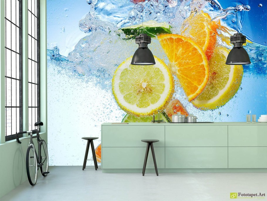 Фотообои фрукты на кухню