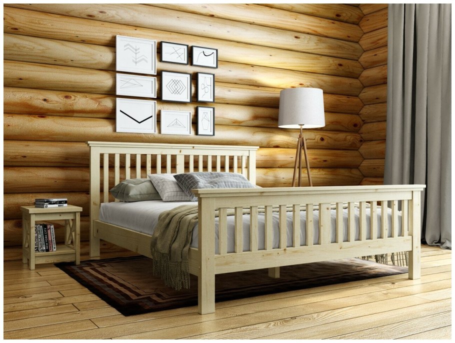 Кровать массив 1800х2000