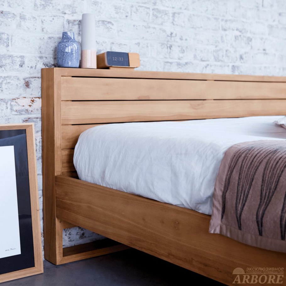 Кровать в скандинавском стиле