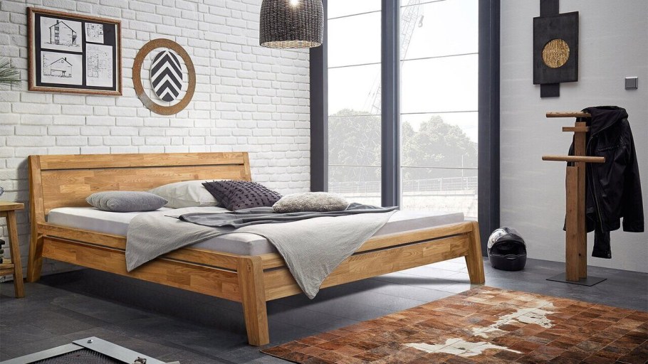 Кровать из дуба Стэнлес Бриджит