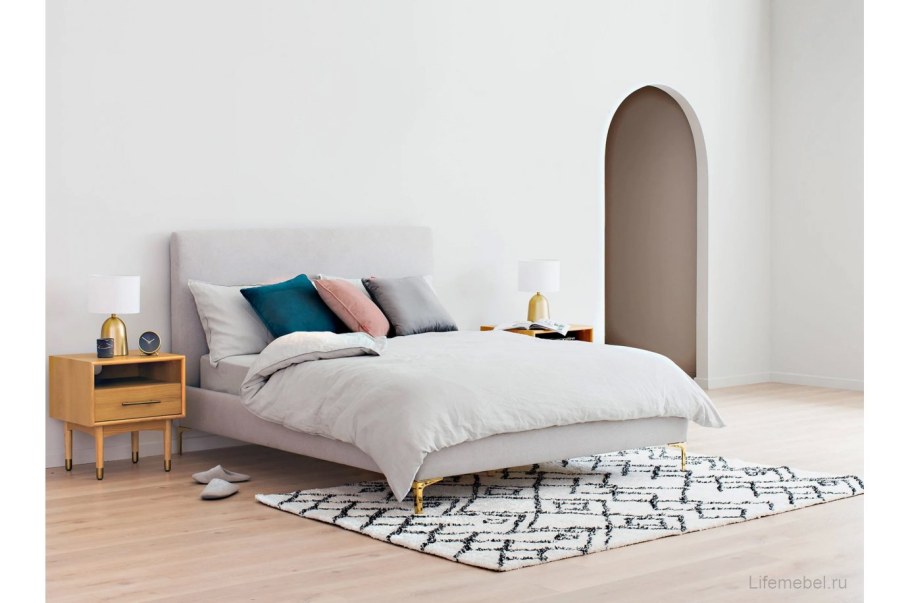 Кровать в скандинавском стиле