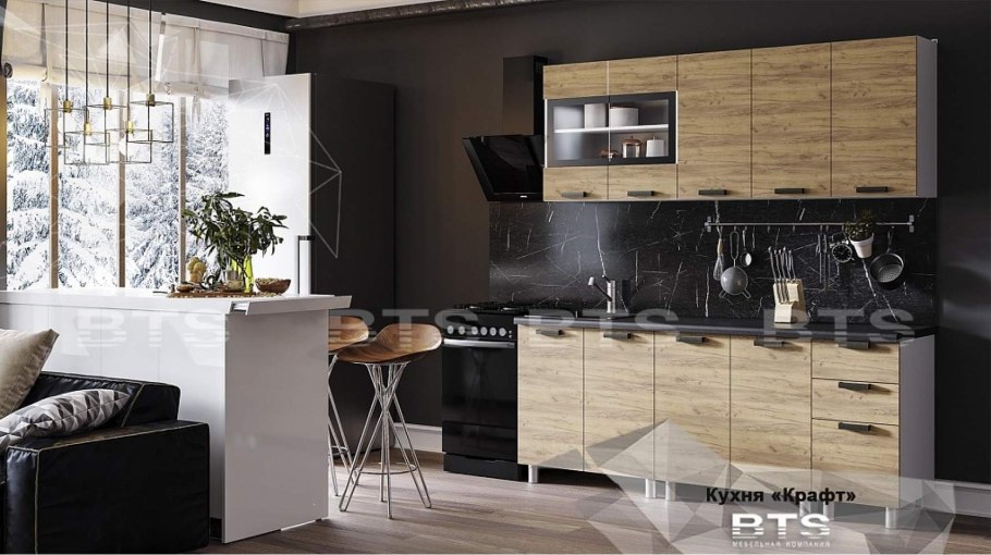 Кухня "крафт" 2,0 м БТС