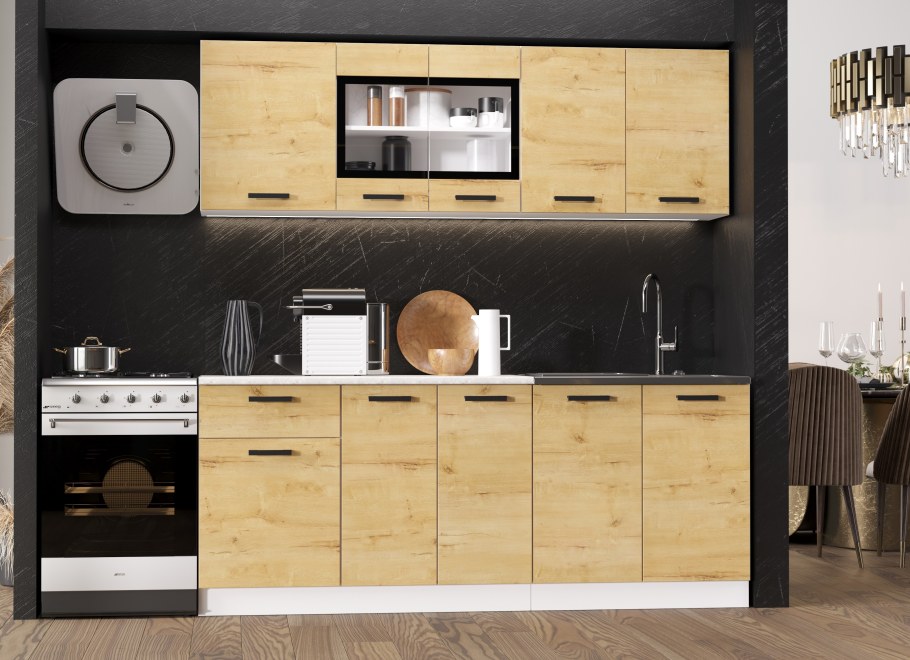 Кухня Маша-2 ЛДСП дуб Атланта