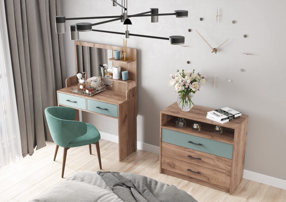 Дуб крафт табачный k004 pw