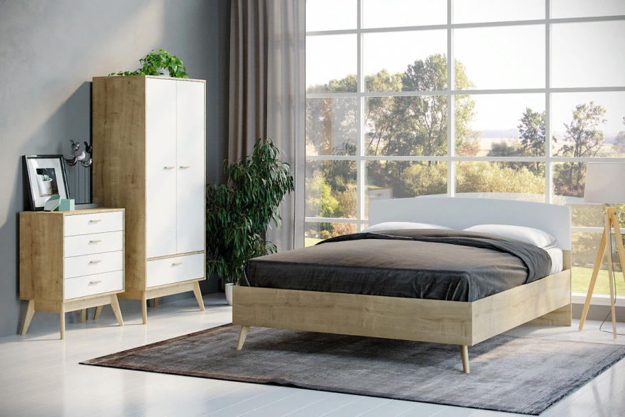 Дуб Гамильтон натуральный шкаф