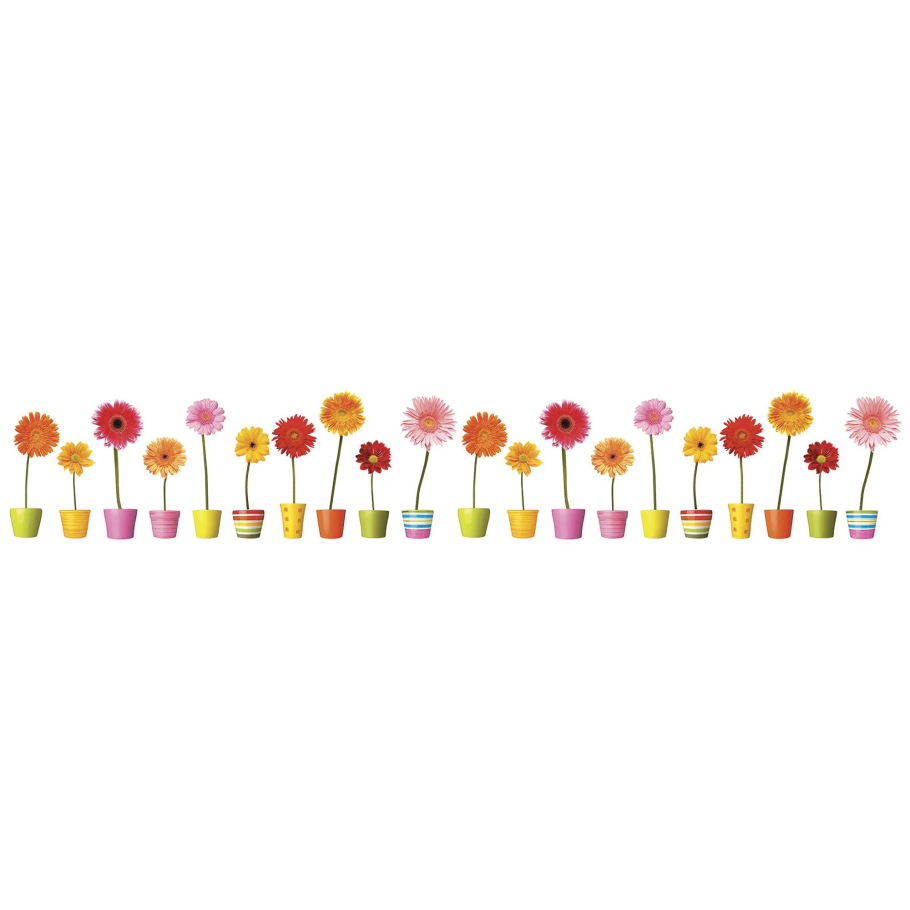 Панель-фартук 0,4мм /955х480мм/ герберы розовый /795,391/