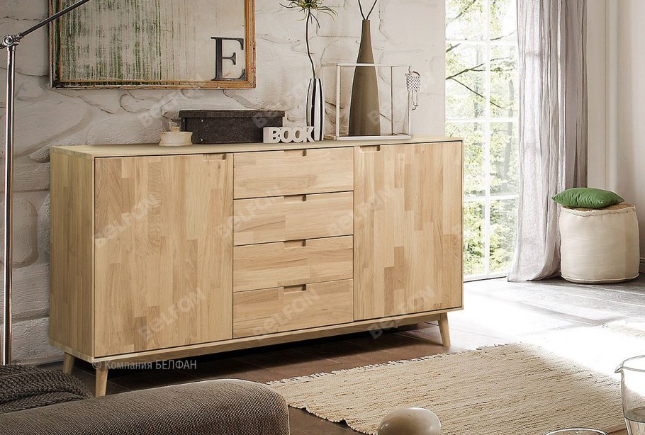 Сканди 3 комод Стенлес