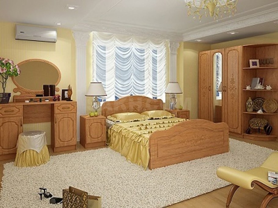 Спальный гарнитур Фиеста перламутр