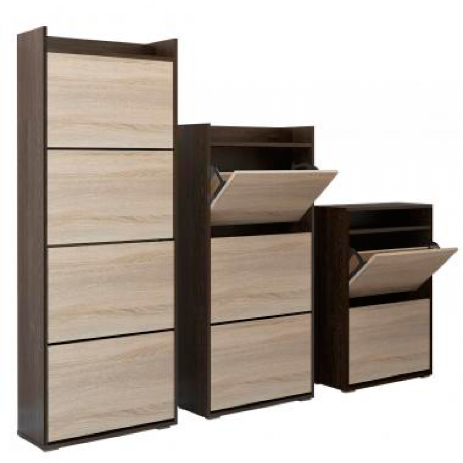 Танго XL обувница (кантерберри/сонома) (Горизонт)