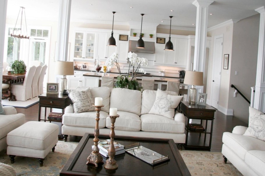 Гостиная в современном американском стиле